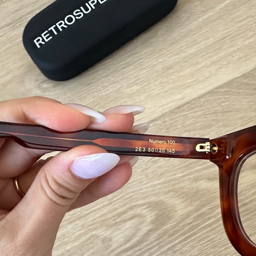 RetroSuperFuture Tortoise Shell Glasses - Picture 3 of 8